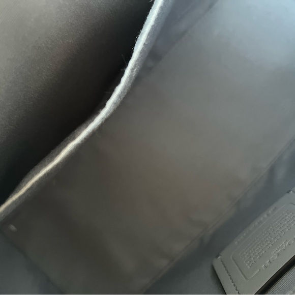 Coach Gray/Blue Rowan Satchel Purse - Picture 3 of 3